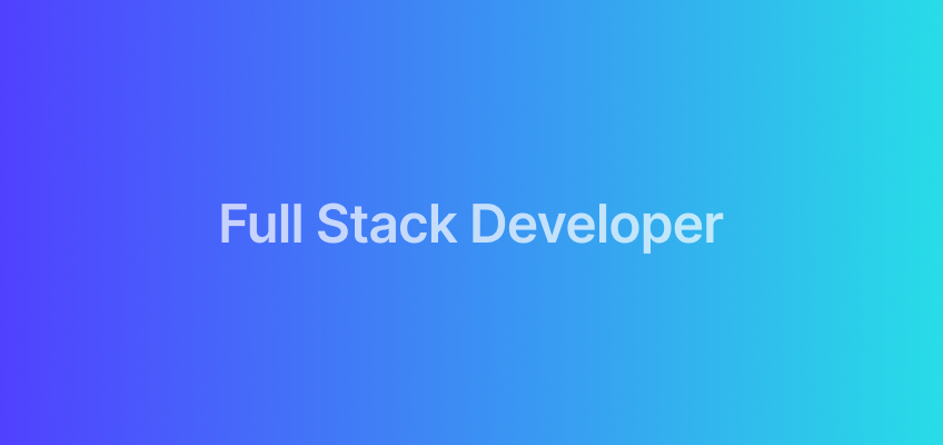 path full stack