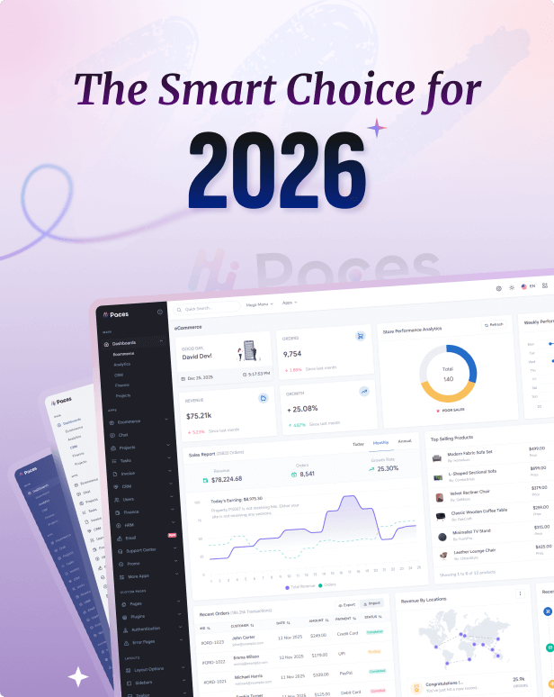 Paces - Multipurpose Tailwind CSS Admin Dashboard Template - 2