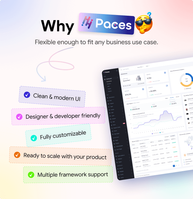 Paces - Multipurpose Tailwind CSS Admin Dashboard Template - 12